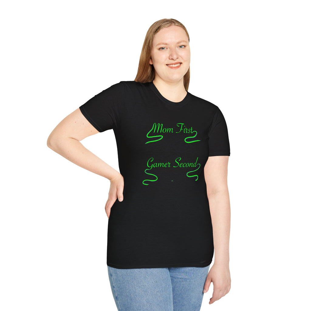 Mom First Gamer Second T‑Shirt
