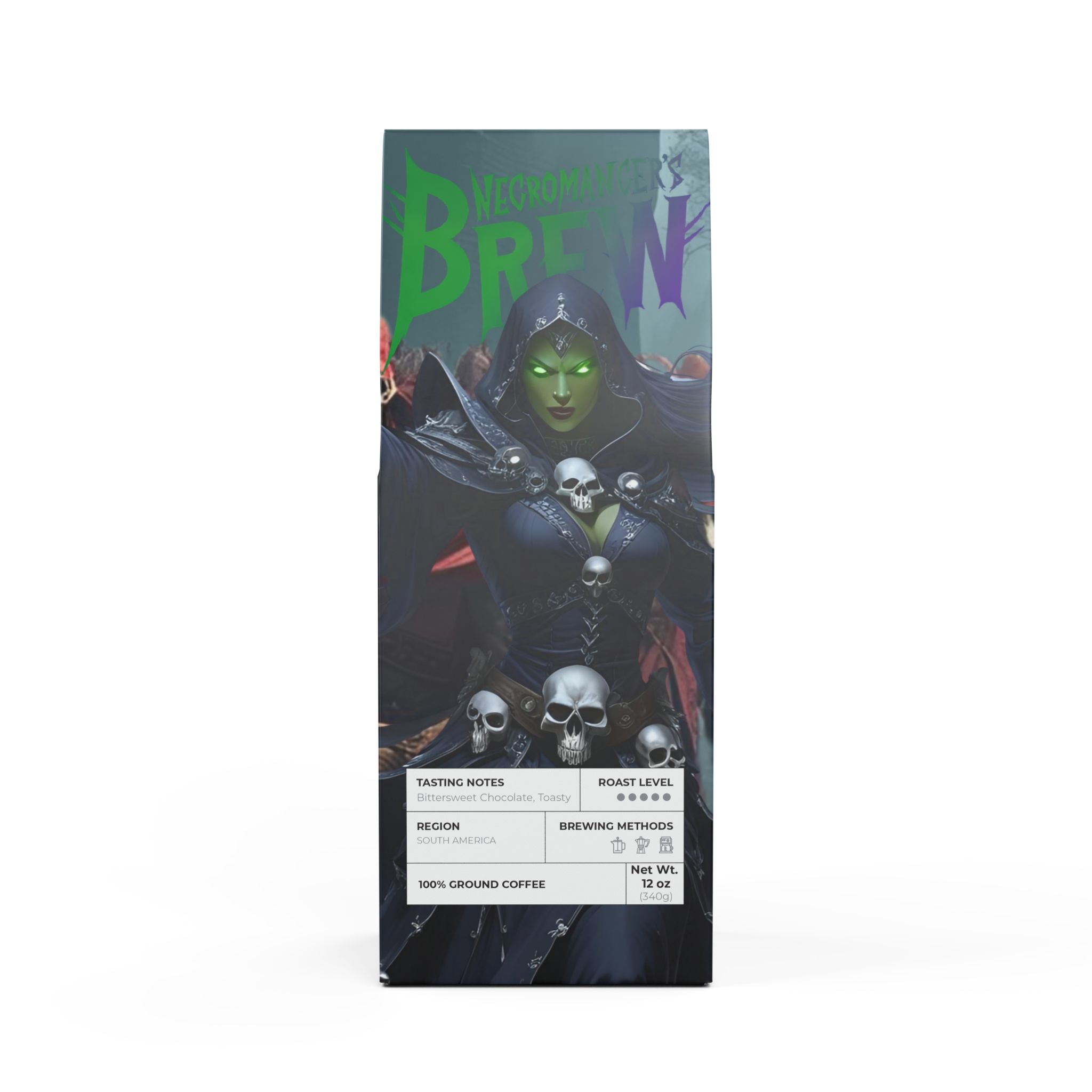 Necromancer's Brew - Bitterroot Coffee Blend (Dark French Roast)